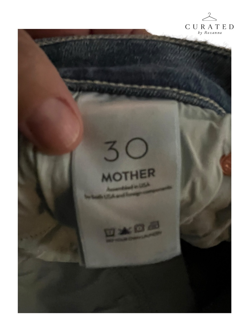 MOTHER The Kick It Bitchin' Jeans | Size 30 | High Rise Straight Leg | NWT - Picture 3 of 7
